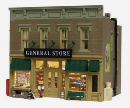 Woodland Scenics BR4925 - N Scale-Luebner's General Store - Built & Ready