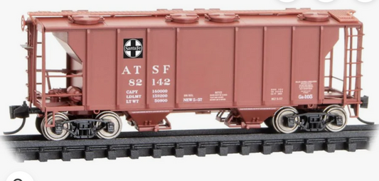 MicroTrains Line 095 00 052 N SCALE -ATSF PS 2 2 Bay Covered Hopper