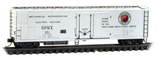 MicroTrains Line 069 00 151 N SCALE - 51' Northern Pacific Rivet Side Mechanical Reefer #151