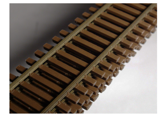 Micro Engineering 12-104 HO Scale - Code 83 Weathered Flex Track 3' Length Quantity of 6