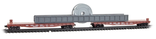 MicroTrains Line 983 02 282 - N SCALE Pennsylvania 2-Pack w/ Impeller on Girderload