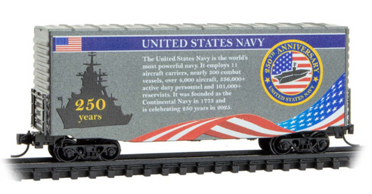 MicroTrains Line 101 00 842 N SCALE - U.S. Navy Anniversary 250th