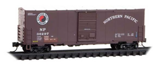 MicroTrains Line 024 00 600 N SCALE - Northern Pacific40' Single-Door Boxcar No Roofwalk  #36297