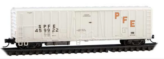 MicroTrains Line 081 00 080 N SCALE - PFE PC&F Class R-70-13 Steel Mechanical Reefer No Roofwalk - Ready to Run -- Pacific Fruit Express #459922