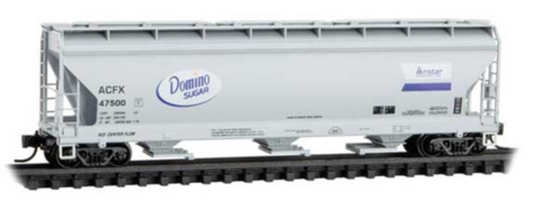 MicroTrains Line 094 00 940 N SCALE -Domino Sugar -American Car& Foundry Lessor Covered Hopper