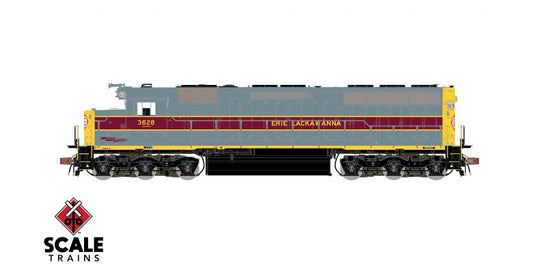 Scale Trains Rivet Counter SD45 Factory DCC & Sound Erie Lackawanna #3628 HO Scale