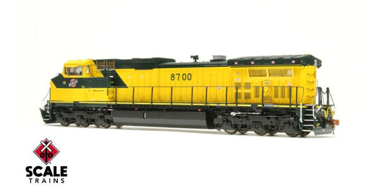 Scale Trains Rivet Counter C44-9 Factory DCC & Sound Chicago & Northwestern #8700 HO Scale