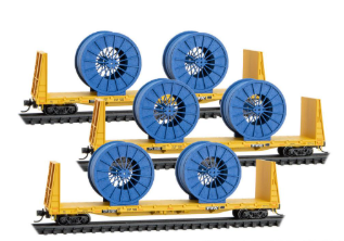 MicroTrains Line 983 00 216 N SCALE - TTPX 3-Pack With Cable Load in Jewel Boxes