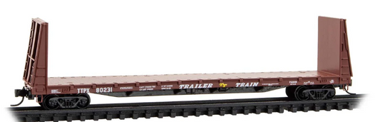 MicroTrains Line 054 00 480 N SCALE - TTX 61' 8" Bulkhead Flatcar - Ready to Run