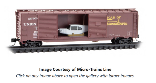 MicroTrains Line 078 00 031 N SCALE -Union Pacific Boxcar, 50 Foot, Steel, Double Door