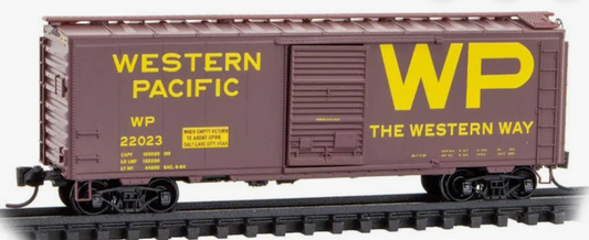 MicroTrains Line 020 00 517 N SCALE -Western Pacific 40' Standard Boxcar