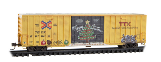 MicroTrains Line 123 44 012 N SCALE - TTX Boxcar, 60 Foot, NSC Excess Height